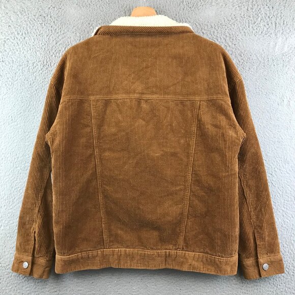 New PacSun Womens Corduroy Sherpa-Lined Jacket XS/S - Picture 2 of 14
